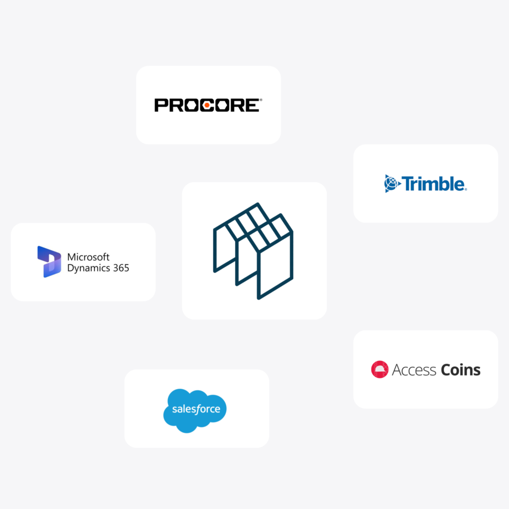 Logos of various software integrations